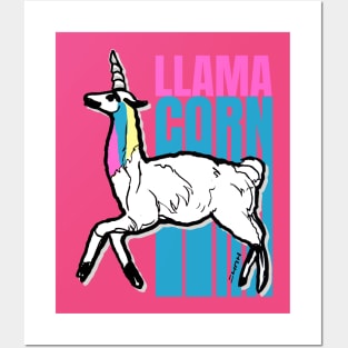 Llamacorn Posters and Art